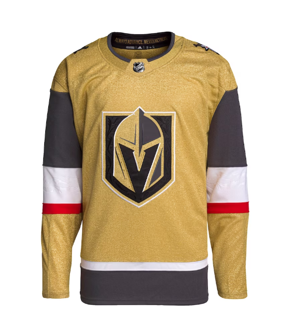 Vegas Golden Knights adidas Home Primegreen Authentic Jersey - Gold