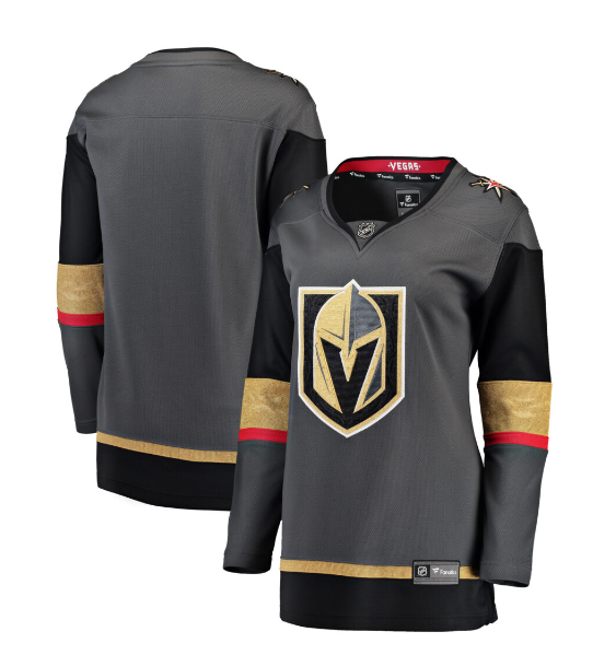 Women's Fanatics Branded Gray Vegas Golden Knights Breakaway Alternate Jersey