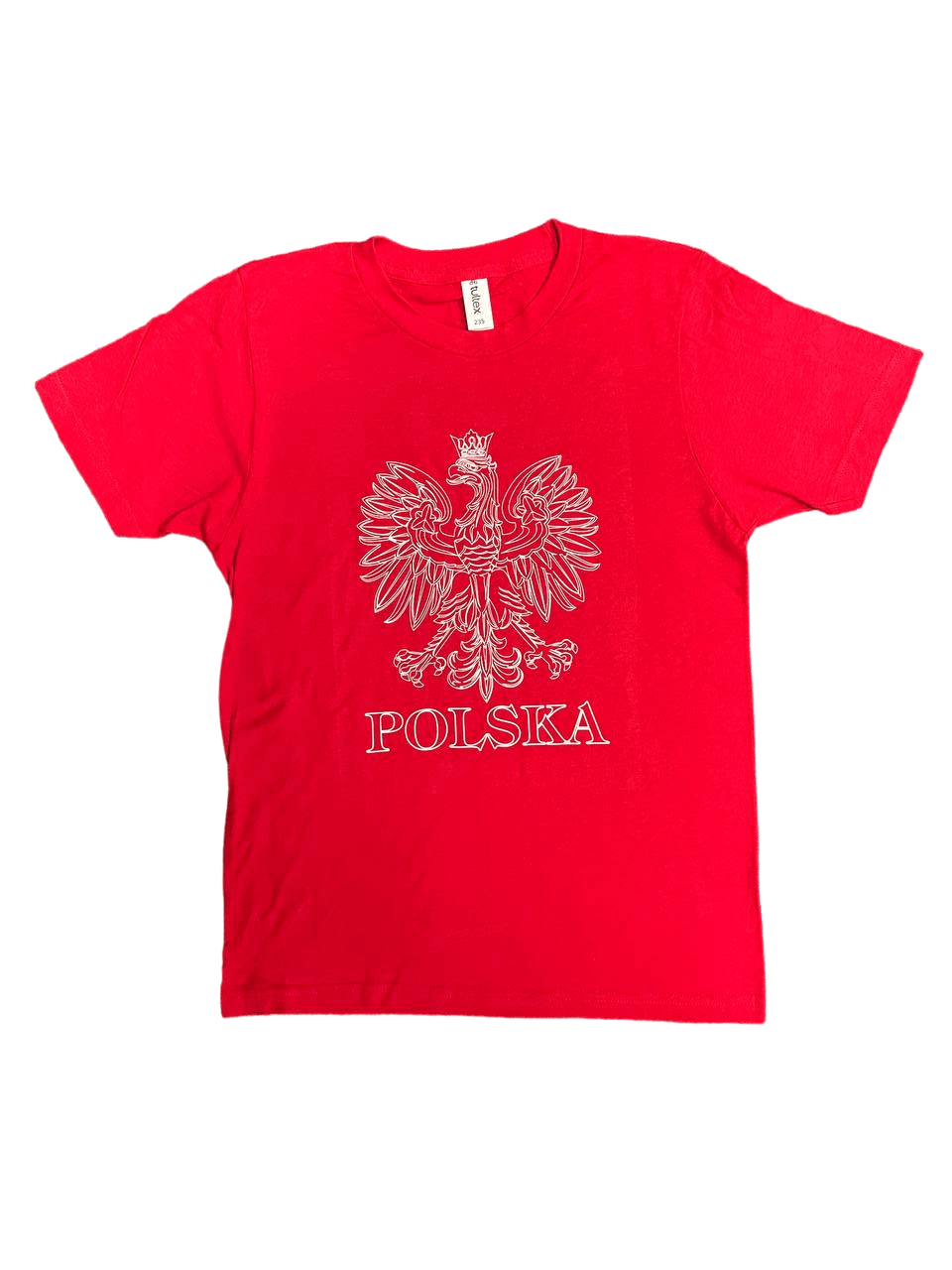 Bulk of Youth Polish Eagle Print T-Shirt Polska Red/White 15 Pack