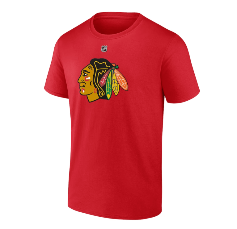 Connor Bedard Chicago Blackhawks Youth Boys Name & Number T-Shirt Red