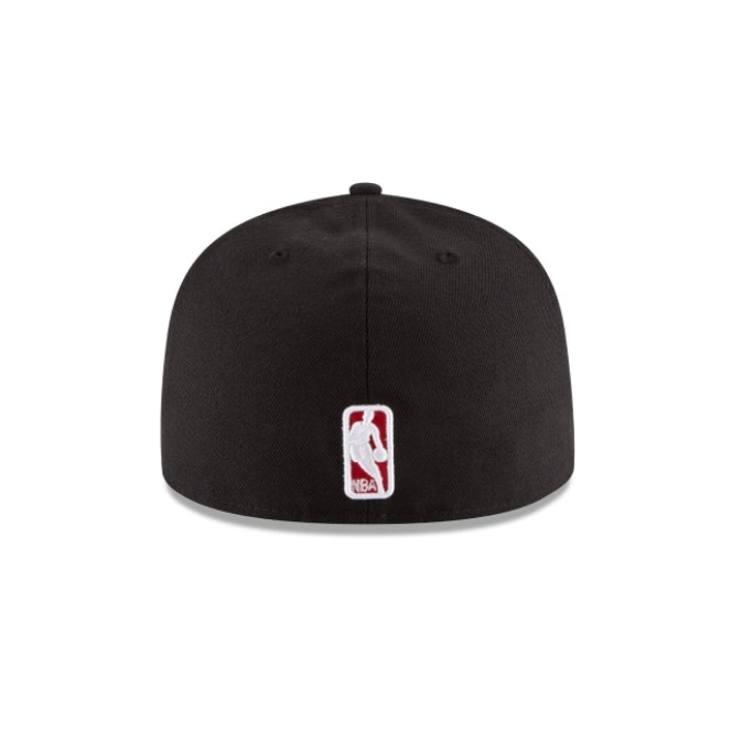 Team Color Black 59FIFTY Fitted Chicago Bulls