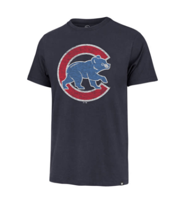 Chicago Cubs Atlas Blue Premier Franklin Tee