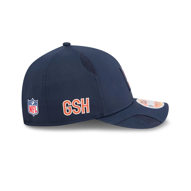 Chicago Bears 2025 Sideline 9FORTY M-Crown New Era Adjustable Hat