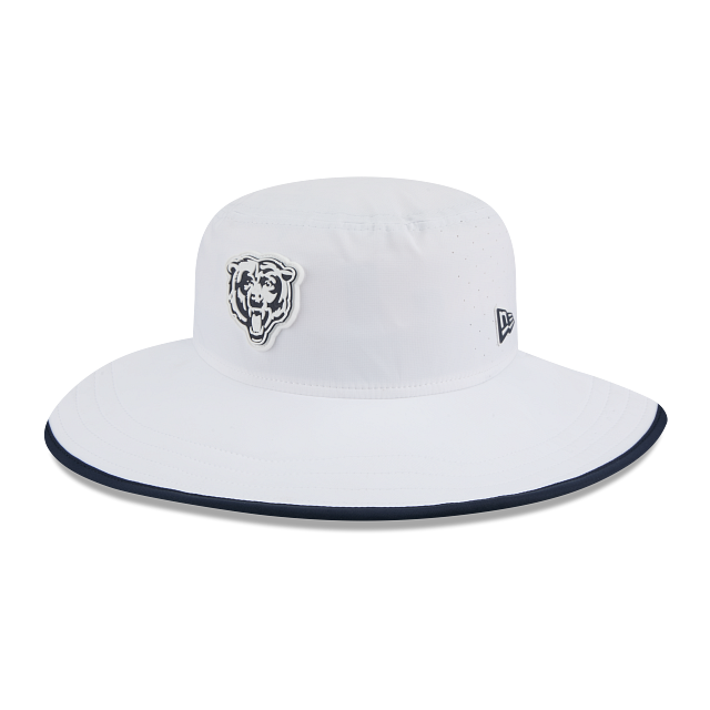 Chicago Bears White Training 2025 New Era Bucket Hat