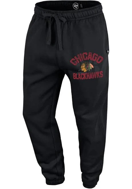 CHICAGO BLACKHAWKS FLINT BLACK TRAILSIDE JOGGER MEN