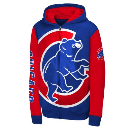 Chicago Cubs Post Card Fuzzy Youth Fleece