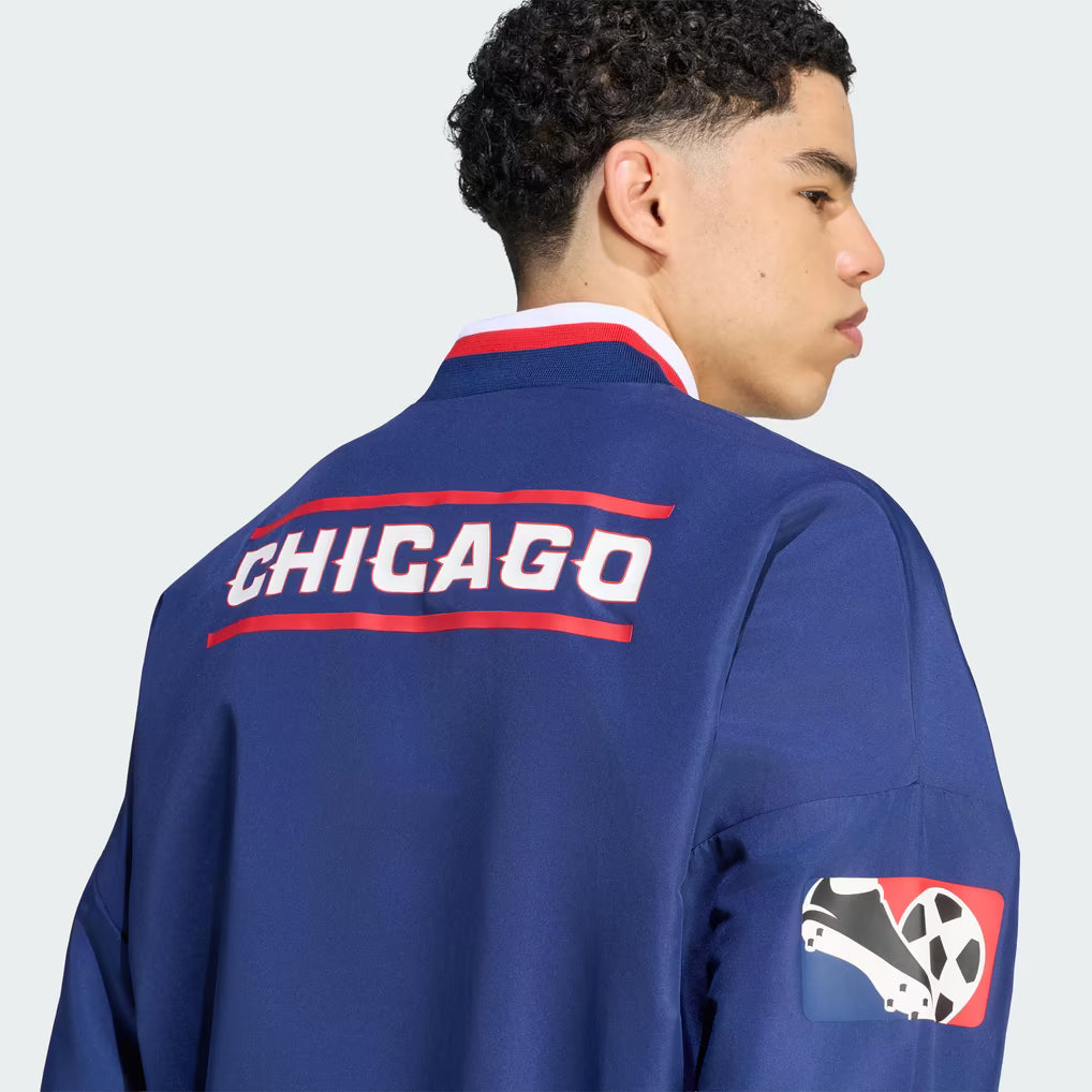 Chicago Fire adidas Navy 2026 Archive Full-Zip Anthem Jacket