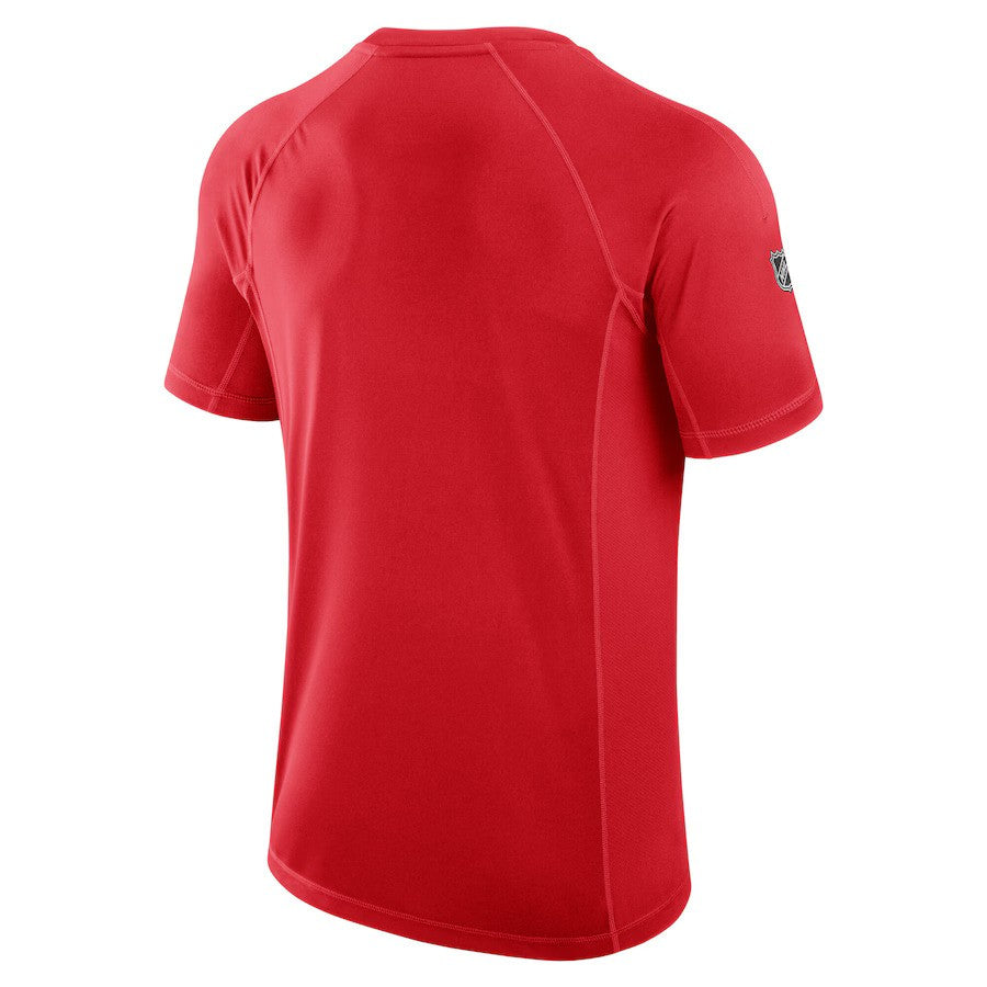 Blackhawks 2025 NHL Winter Classic Authentic Pro Poly Tech T-Shirt - Red