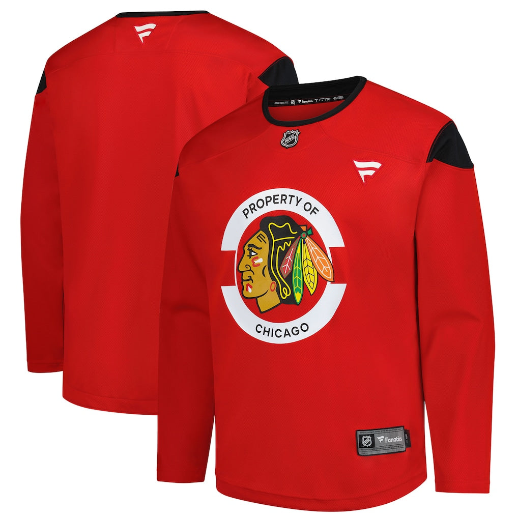 Chicago Blackhawks 2026 Fanatics Team Practice Jersey