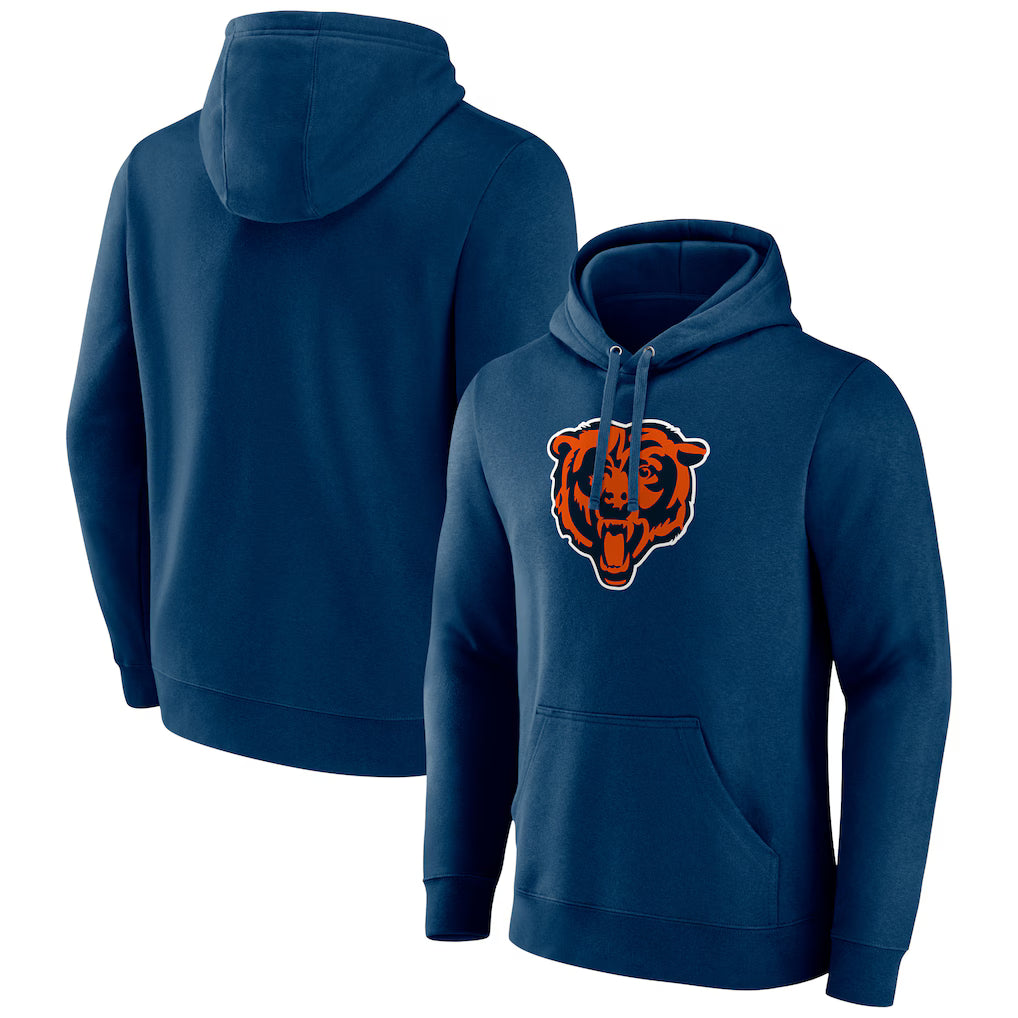 Chicago Bears Primary Team Logo Fitted Pullover Hoodie