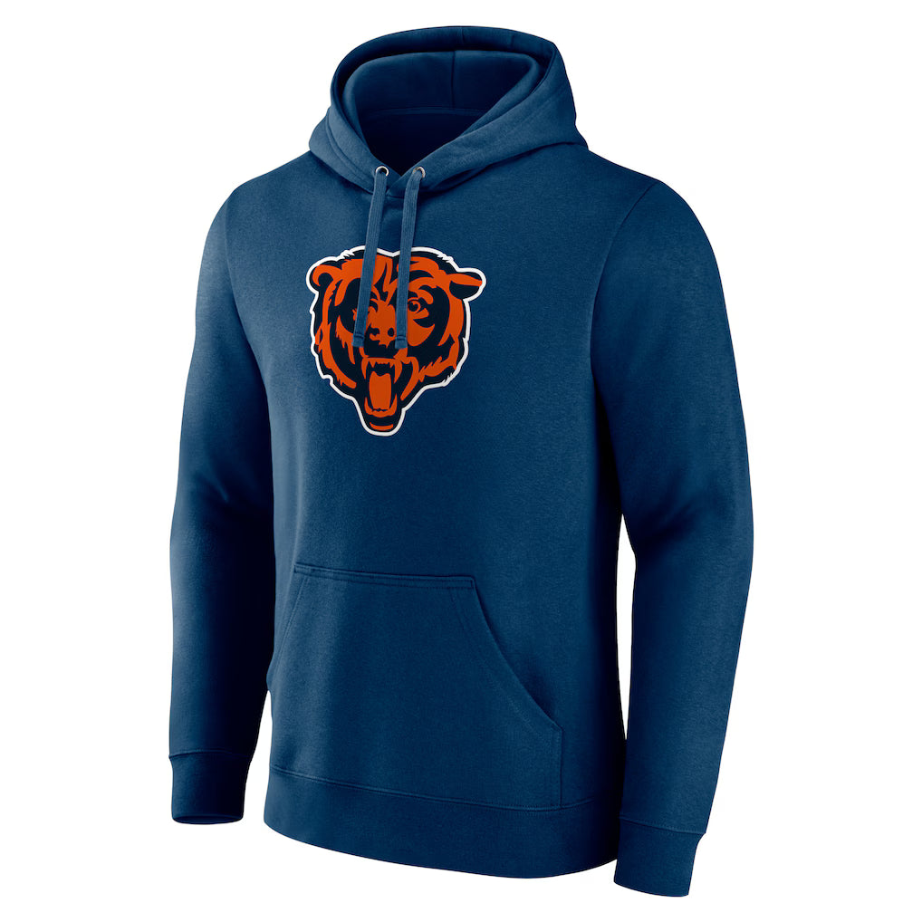 Chicago Bears Primary Team Logo Fitted Pullover Hoodie