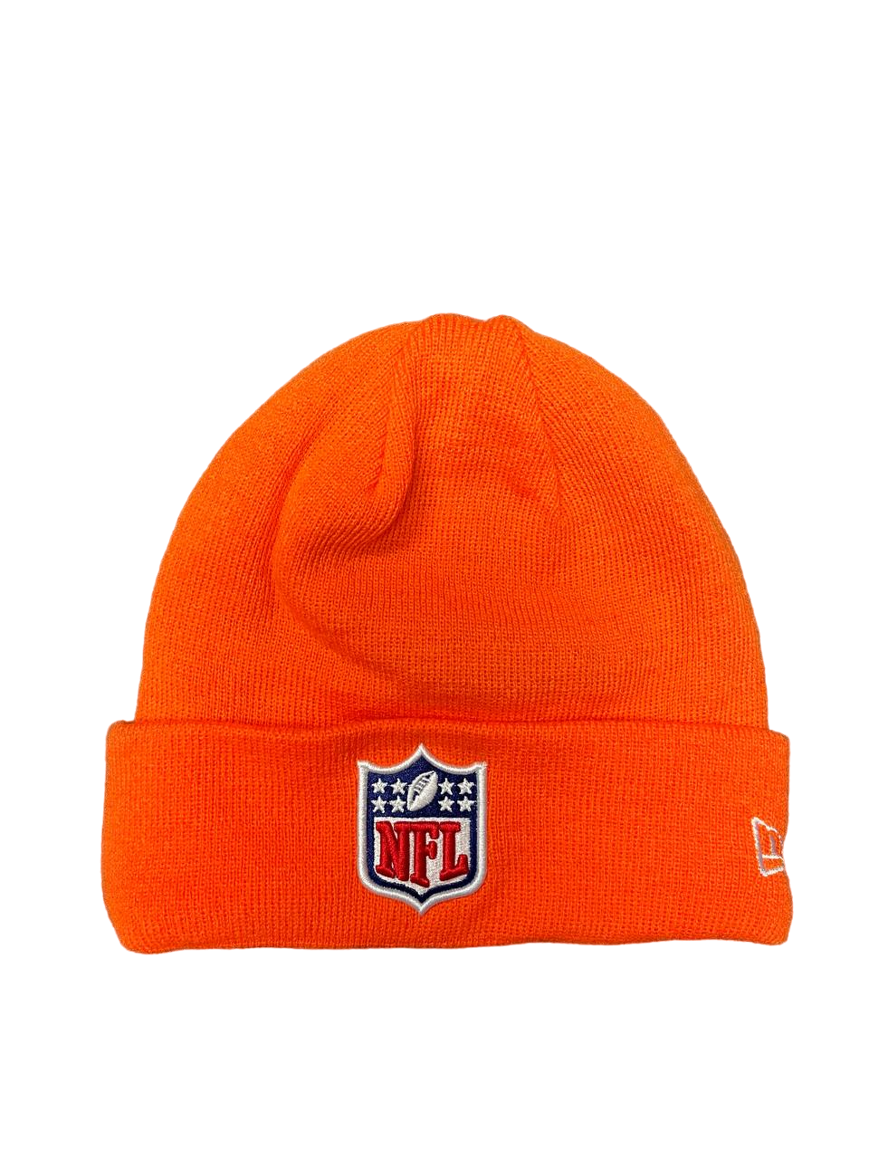 New Era NFL Logo Orange Knit/Winter Hat Beanie