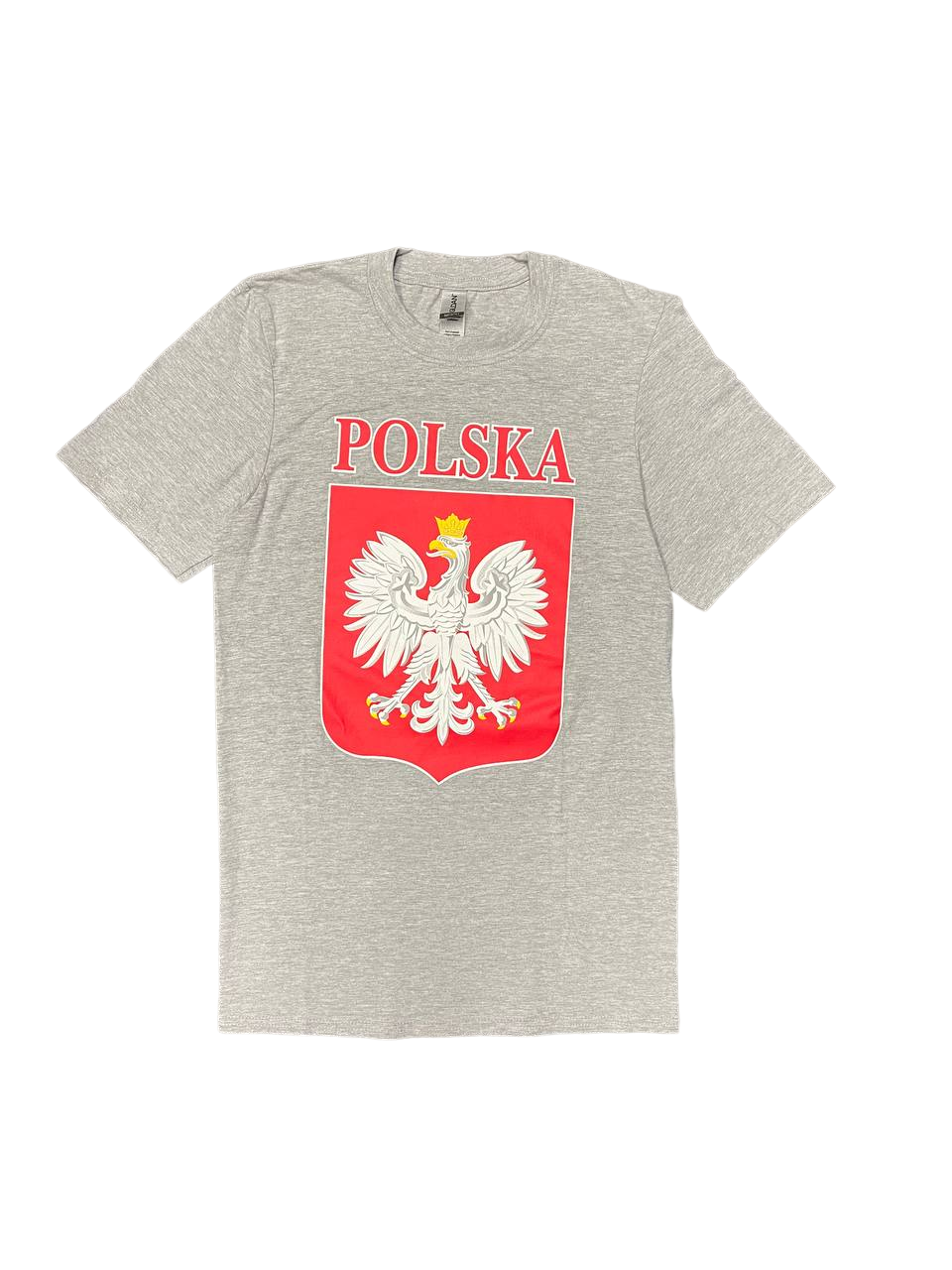 Polish Men's Polska Printed Eagle Crest T-Shirt - Gray