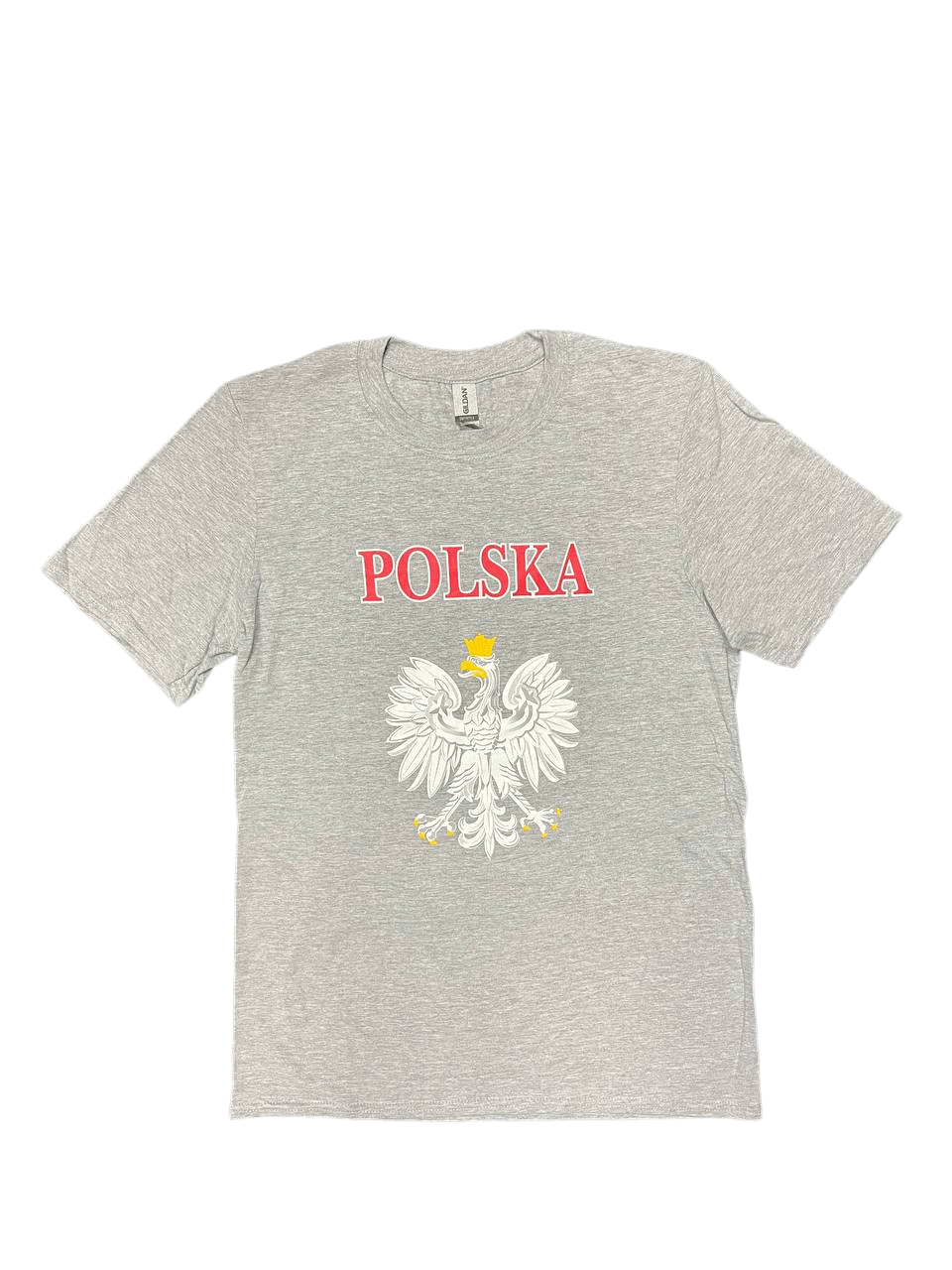Bulk of Polish Men's Polska Softstyle Printed Eagle Crest T-Shirt 12 Pack