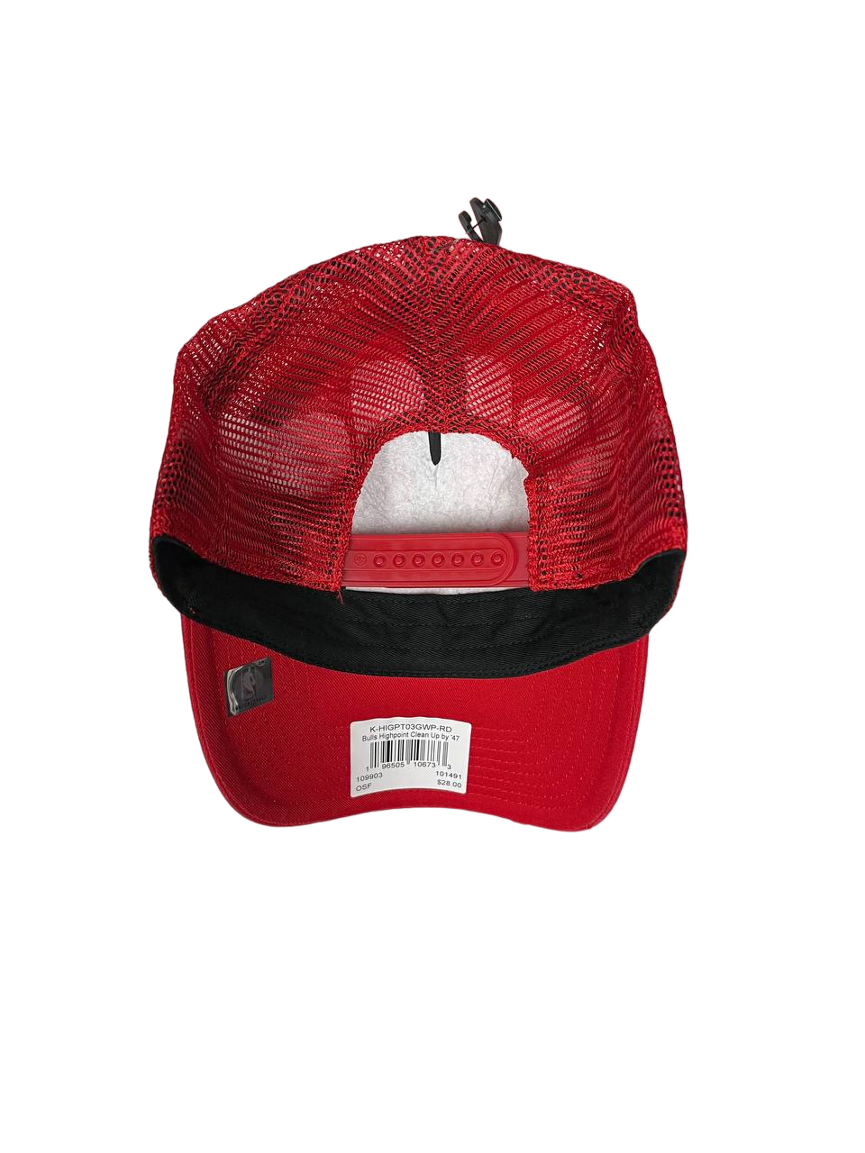 Chicago Bulls '47 Highpoint Clean Up Red