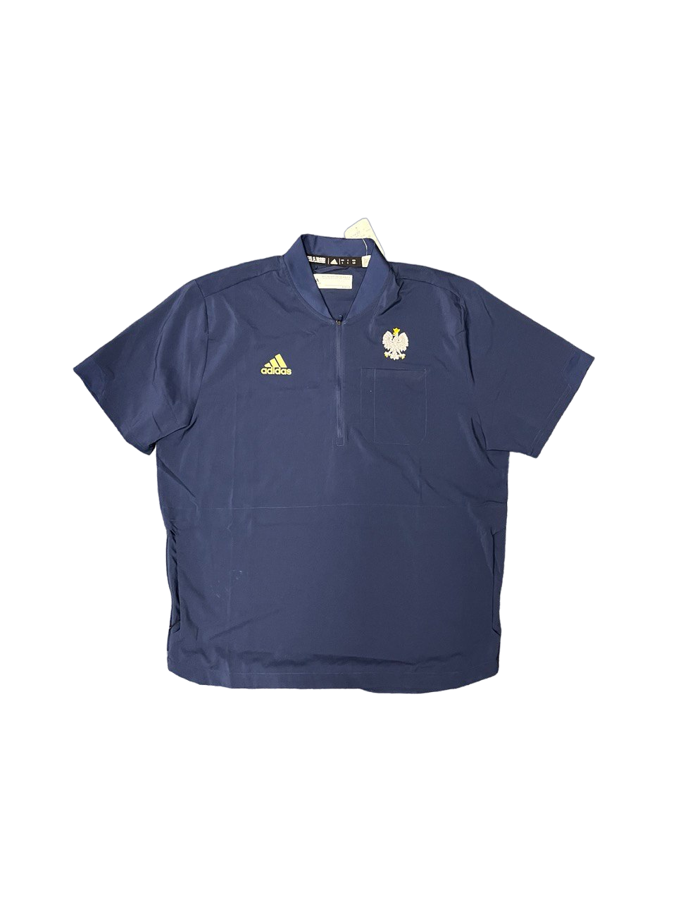 Navy Adidas Poland Sport Shirt Embroidered Eagle