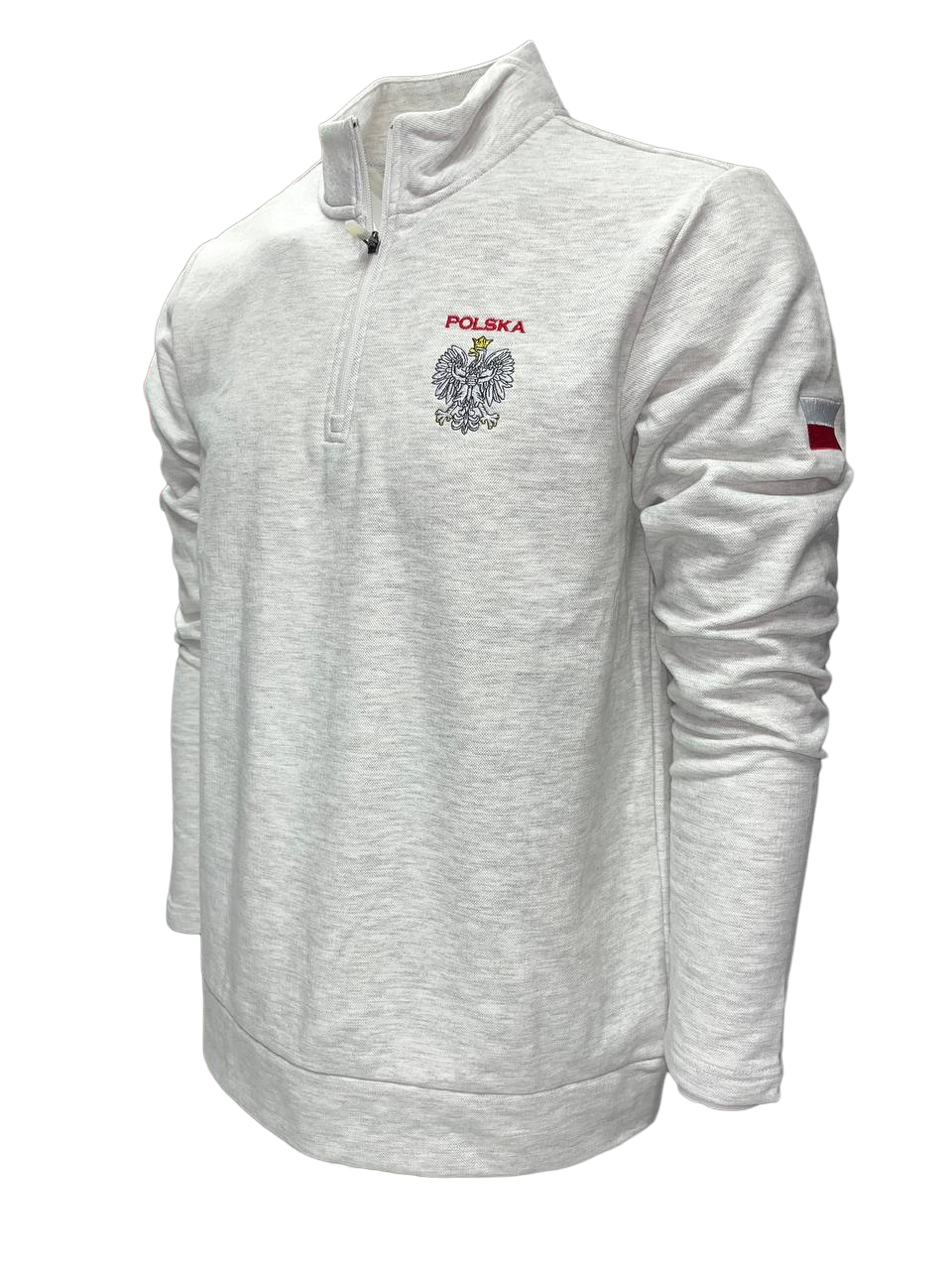 Polska Polish Antigua Gambit 1/4 - Zip Jacket Smoke White