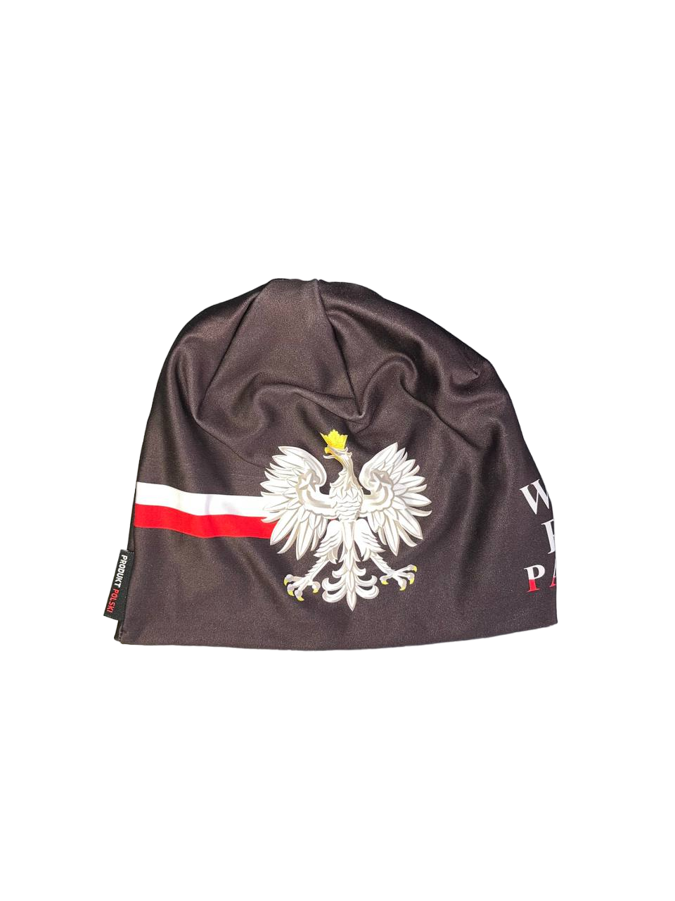 Polish Polska - Eagte Skull Cap - Made in Poland Black Patriots