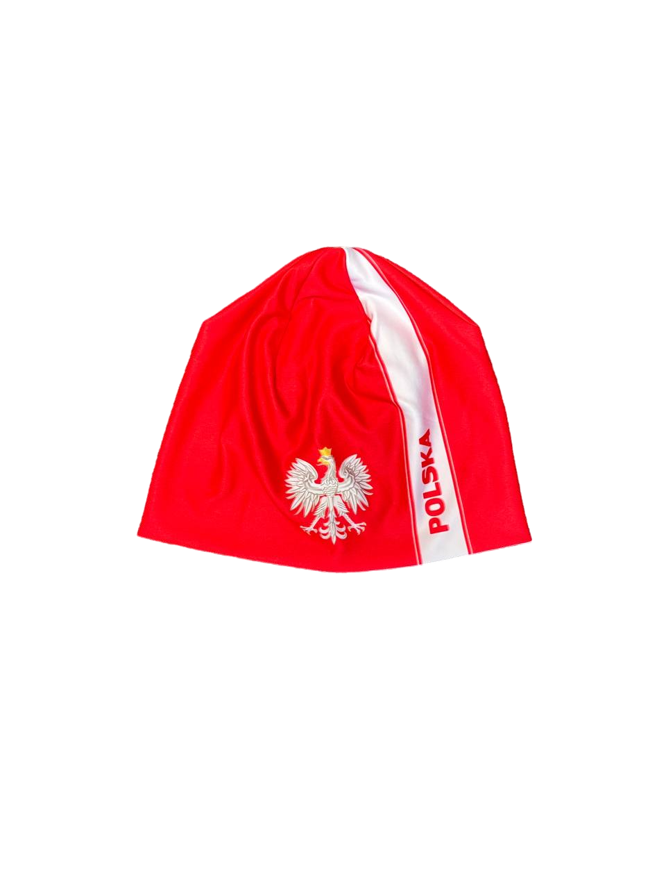 Polish Polska - Eagte Skull Cap - Made in Poland White Strap