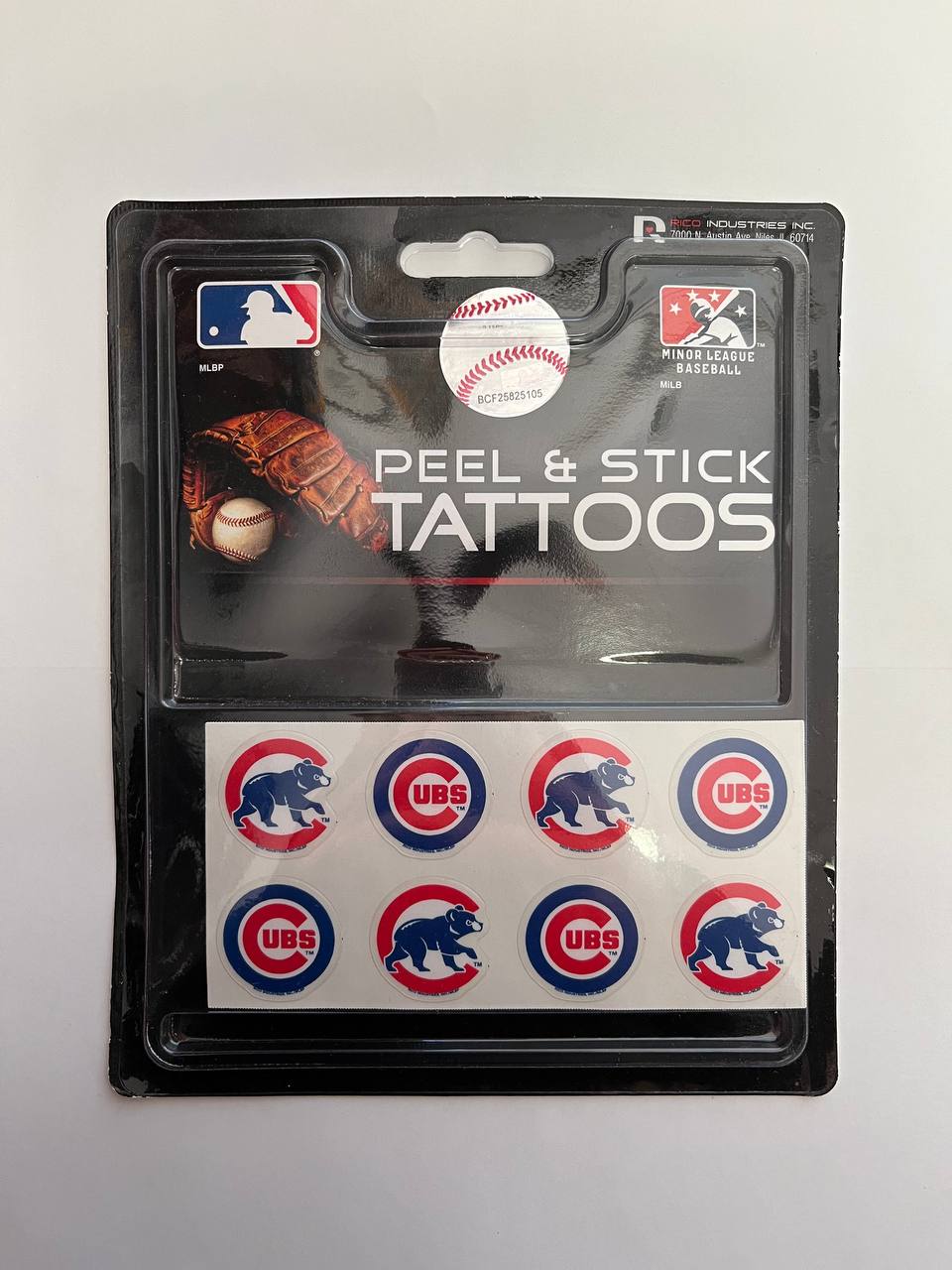Chicago Cubs Peel Stick Tattoos