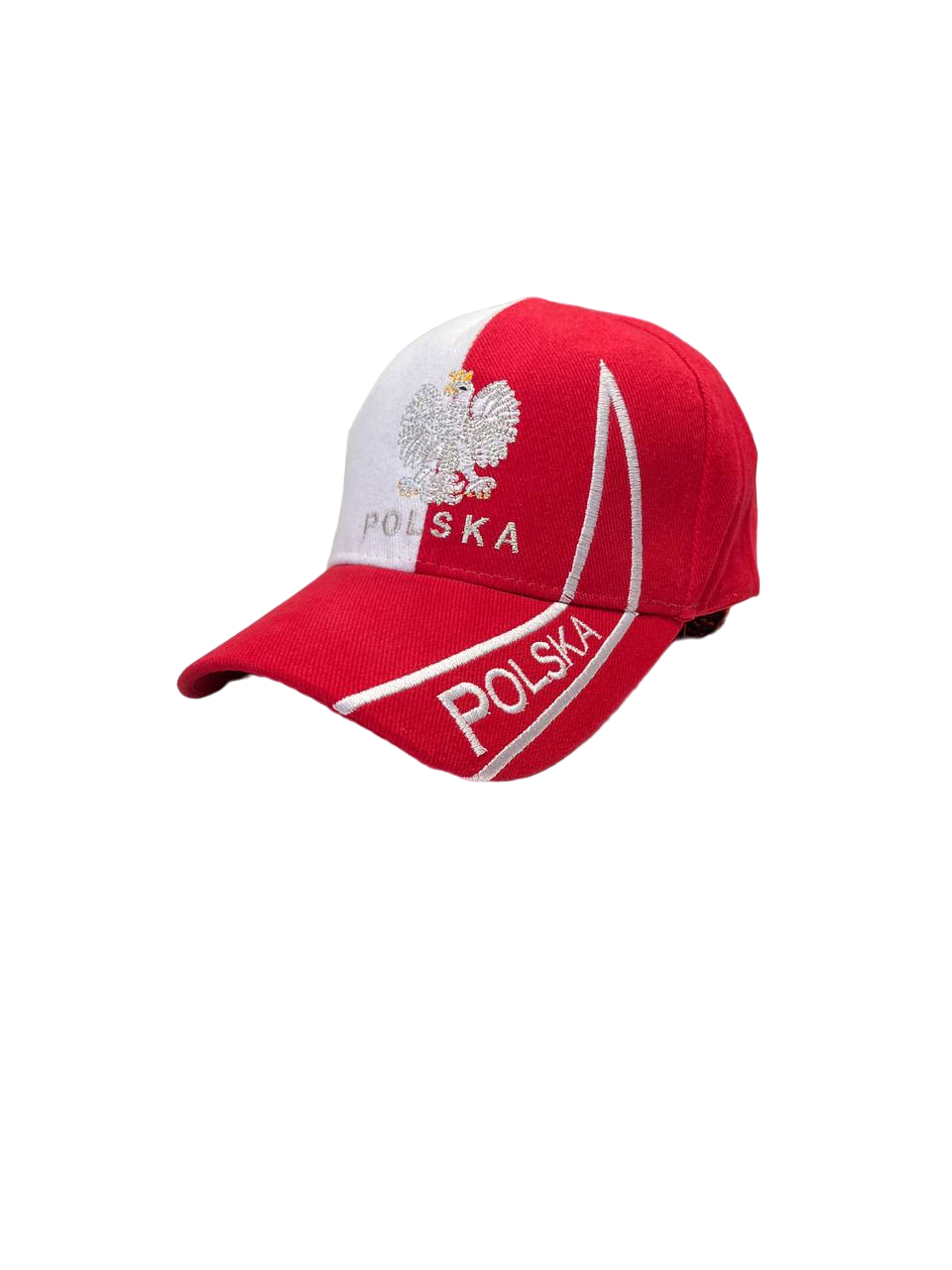 Polska Red & White Cap Whith Eagle