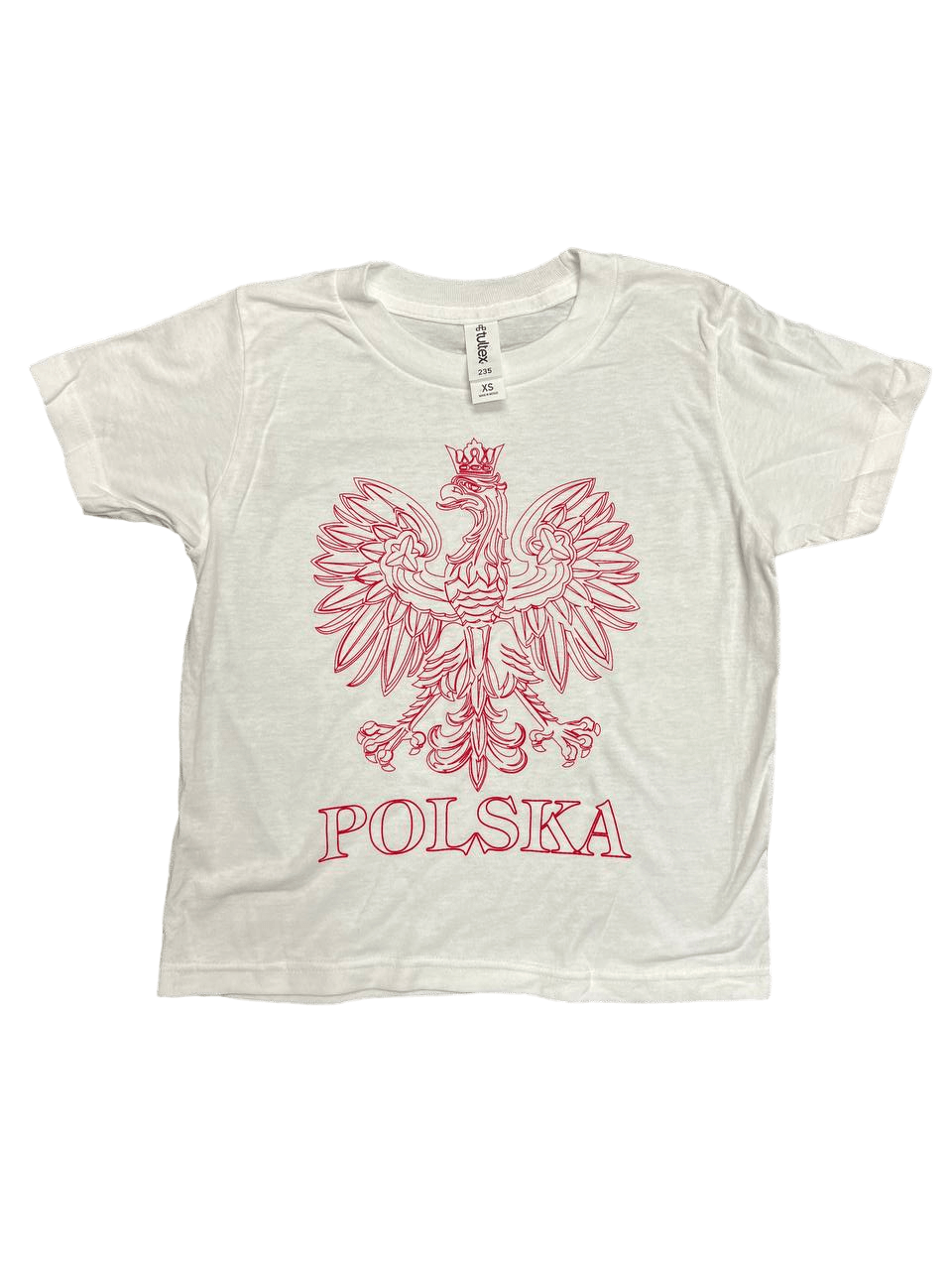 Bulk of Youth Polish Eagle Print T-Shirt Polska Red/White 15 Pack