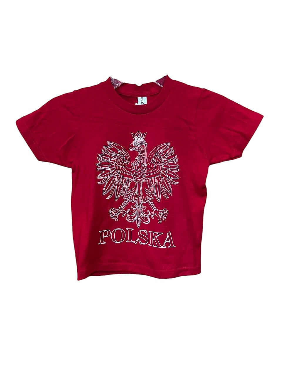 Bulk of Youth Polish Eagle Print T-Shirt Polska Red/White 15 Pack