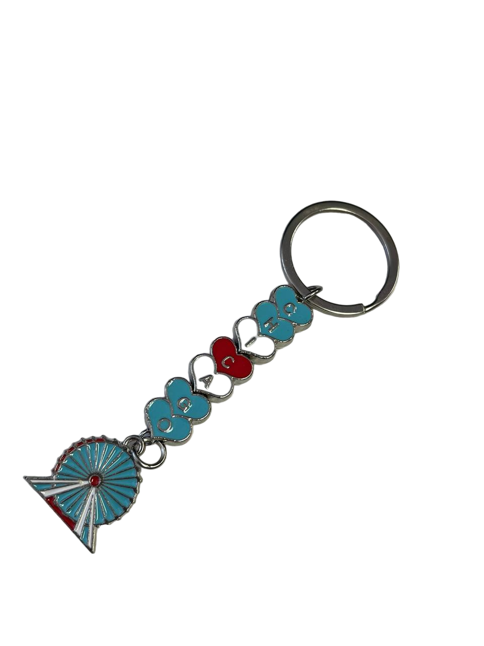 Chicago City Keychain Three Colors With Attachment