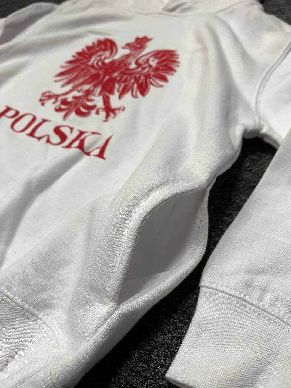 Bulk of Polish Todler/Kids Hoodie With Eagle And Polska Print 12 Pack