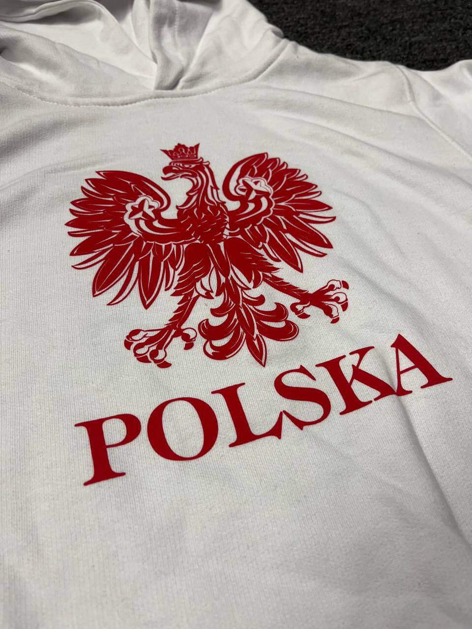 Bulk of Polish Todler/Kids Hoodie With Eagle And Polska Print 12 Pack