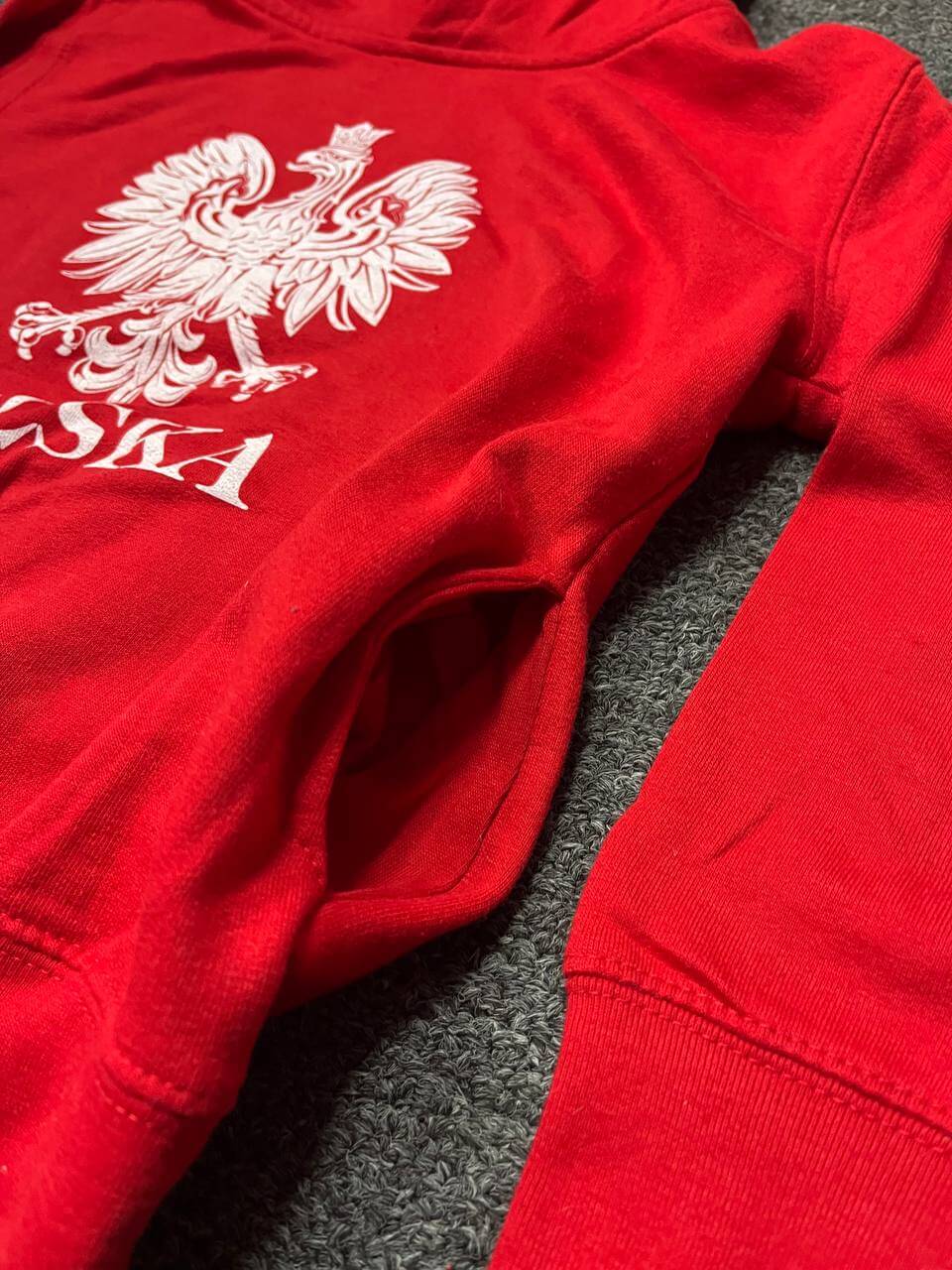 Bulk of Polish Todler/Kids Hoodie With Eagle And Polska Print 12 Pack