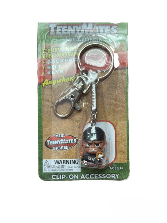 MLB Teenymates Tagalong Key Chain With Clip Chicago White Sox Key Chain