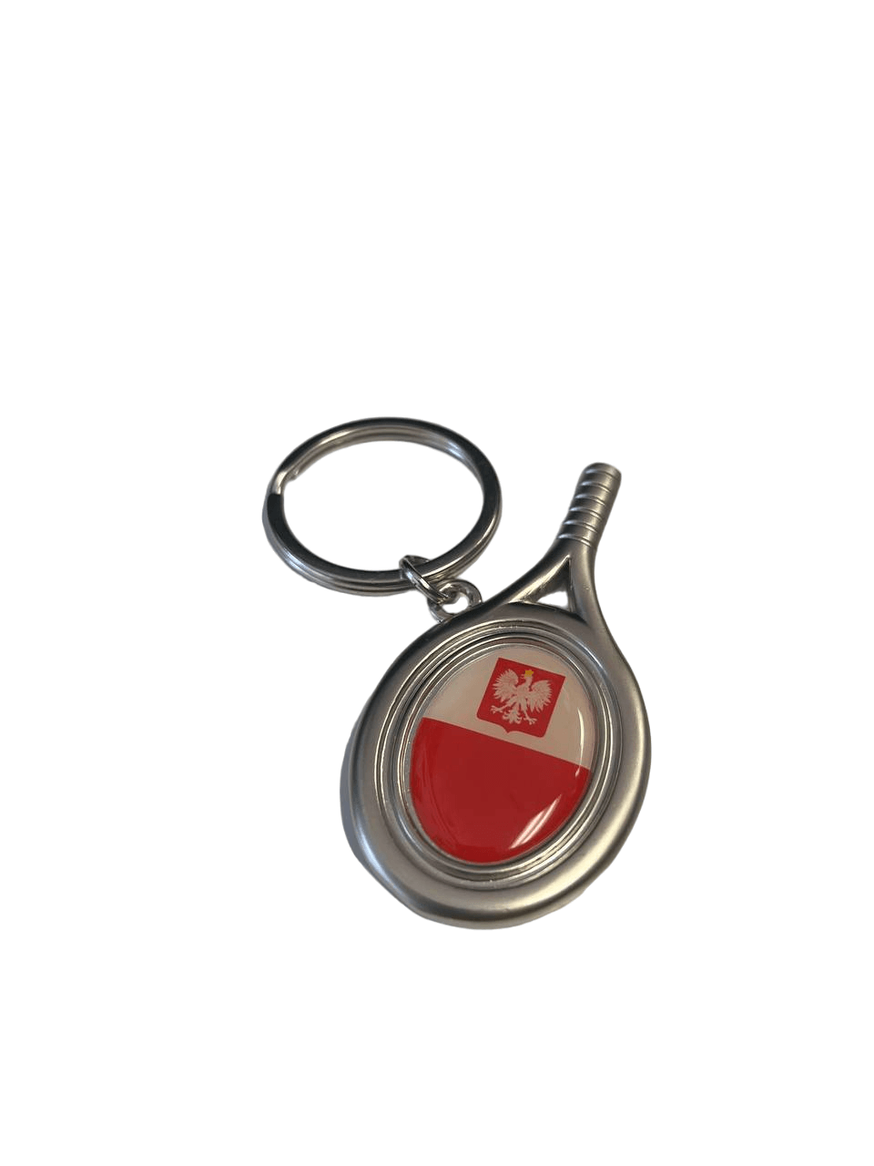 Bulk of Poland Keychain Polish Tennis Racket Design 12 Pack