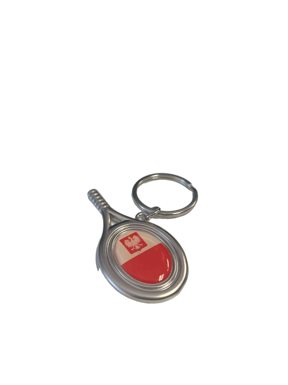 Bulk of Poland Keychain Polish Tennis Racket Design 12 Pack