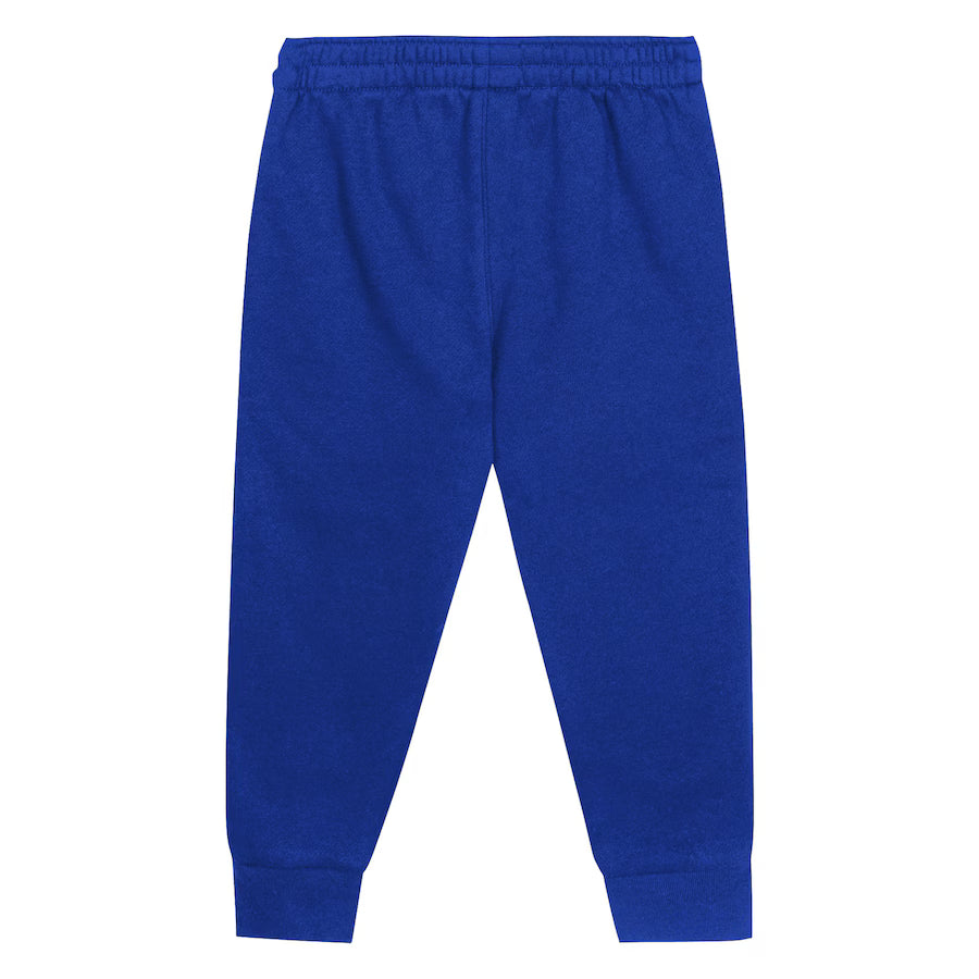 Chicago Cubs Toddler Wind Up Pullover Hoodie and Sweatpants Set - Heather Gray/Royal