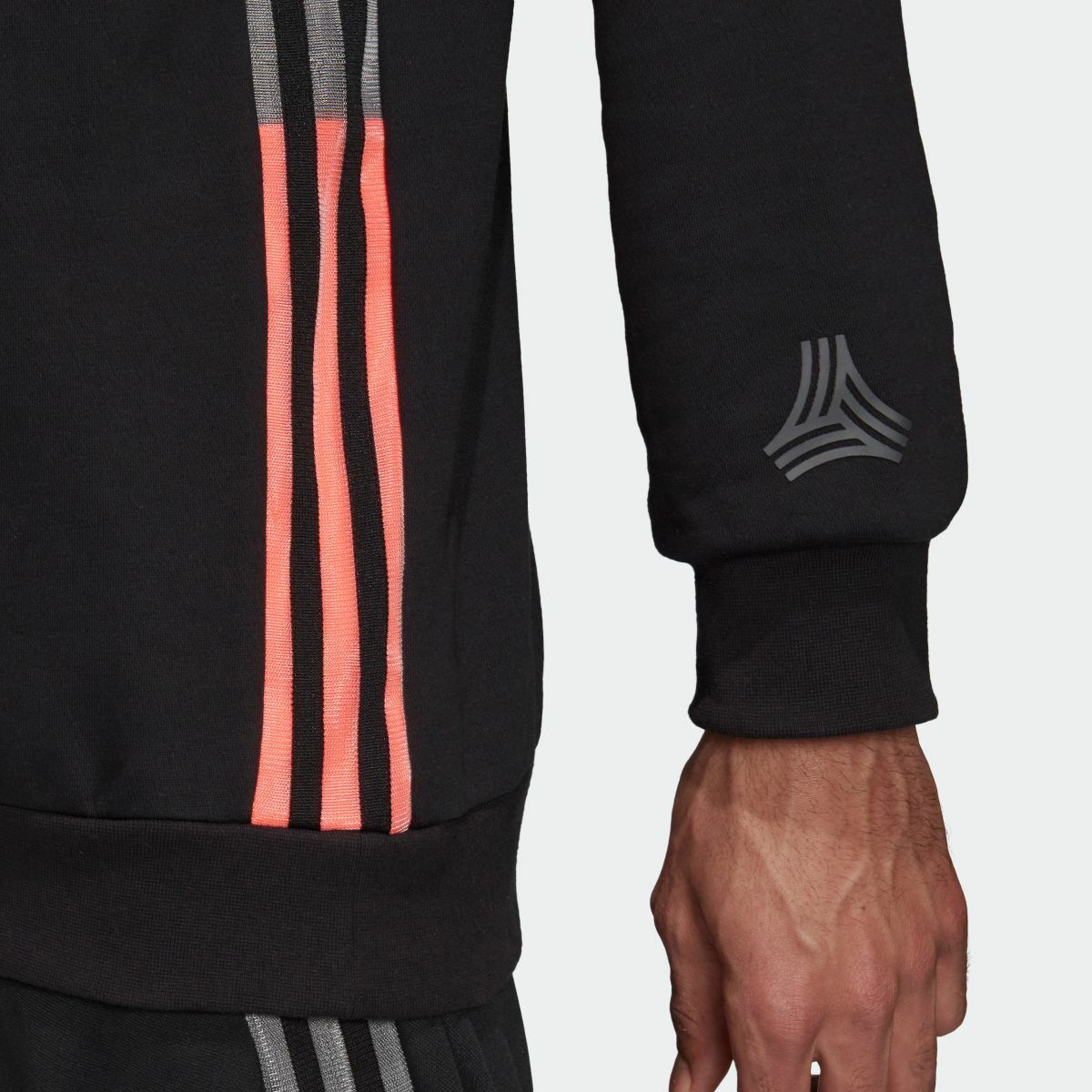 adidas Men's TAN Logo Geoff Gouveia Black Hoodie