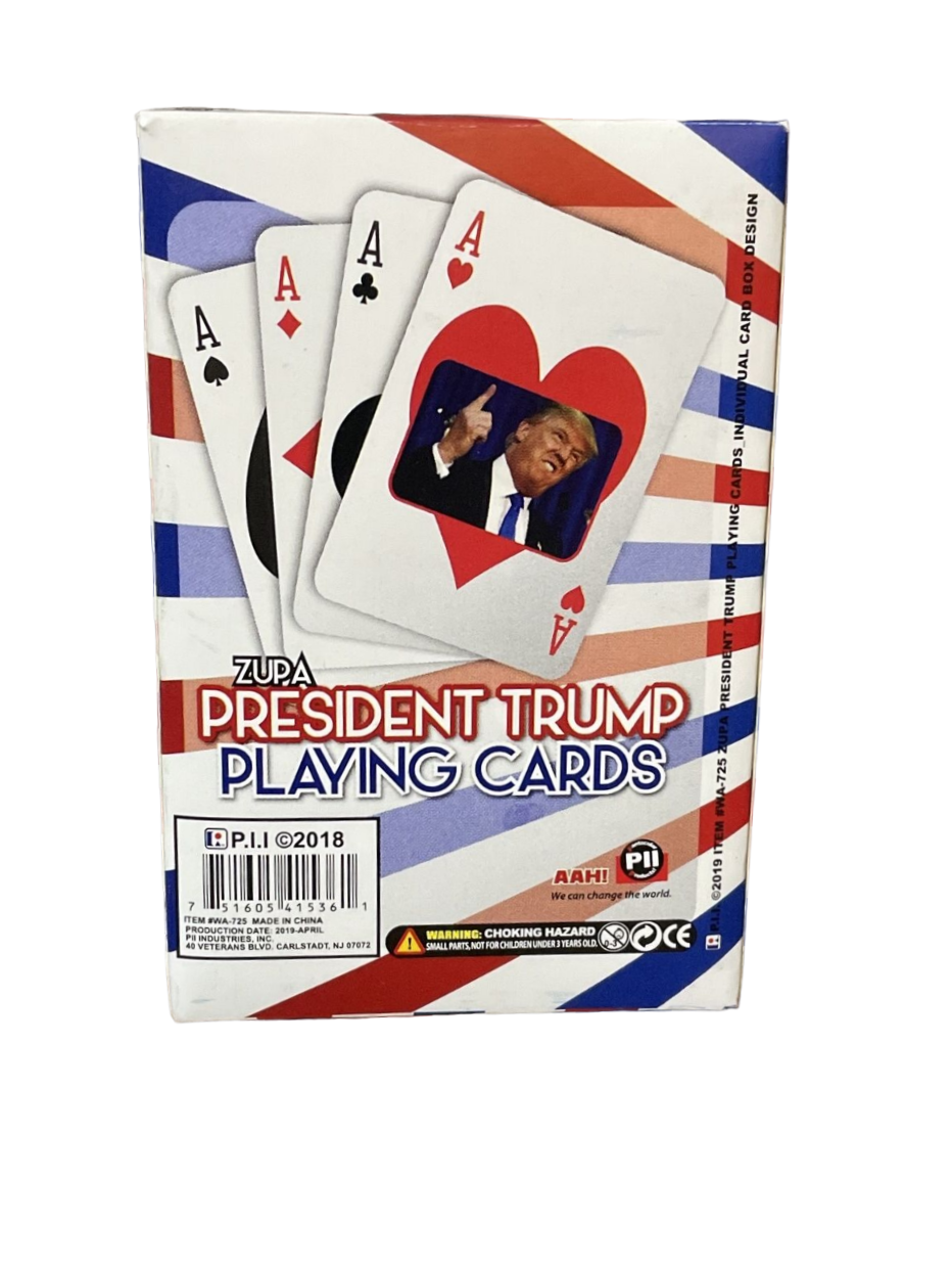 Bulk of Donald Trump Funny Palying Cards 12 Pack