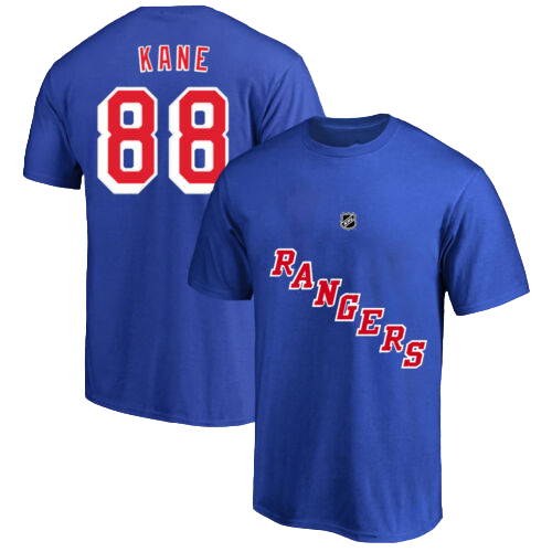 Patrick Kane #88 New York Rangers Name & Number T shirt/ Deep Royal