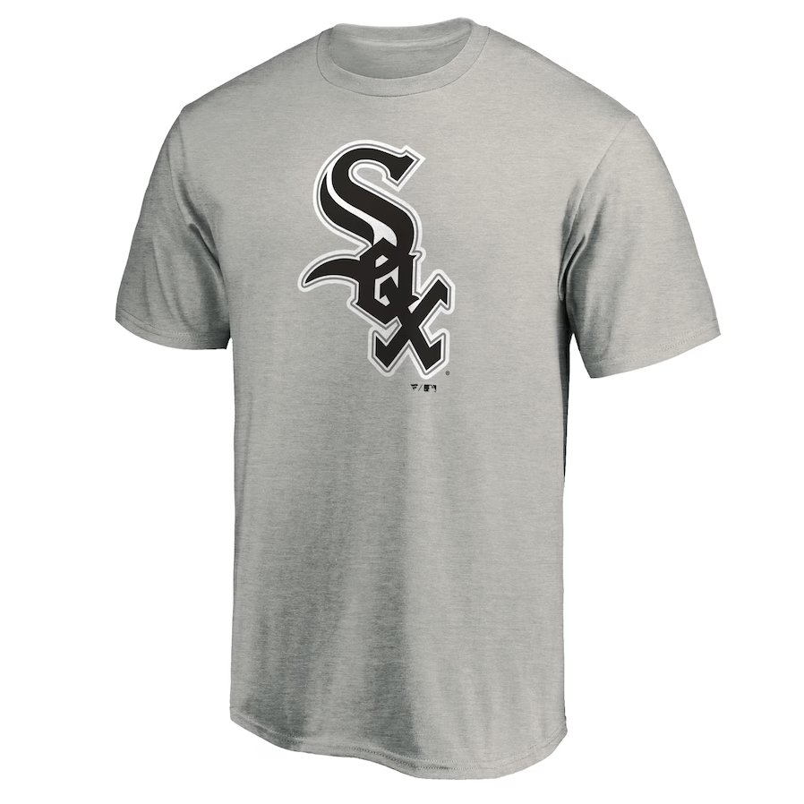 Chicago White Sox Gray With Chest Sox Logo Fanatics Branded Team T-Shirt
