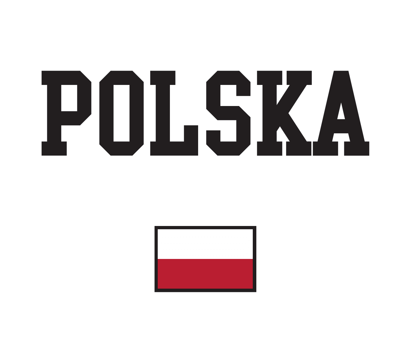 Polska Women's V-Neck T-Shirt Red/White Colors Polish Flag