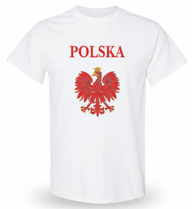 Polska National Eagle T-Shirt - White