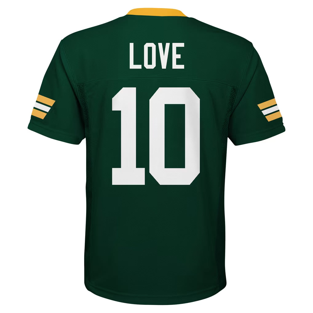 Love Green Bay Packers Youth Replica Jersey