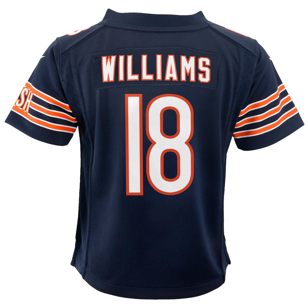 Chicago Bears Caleb Williams Youth Nike Navy Game Jersey