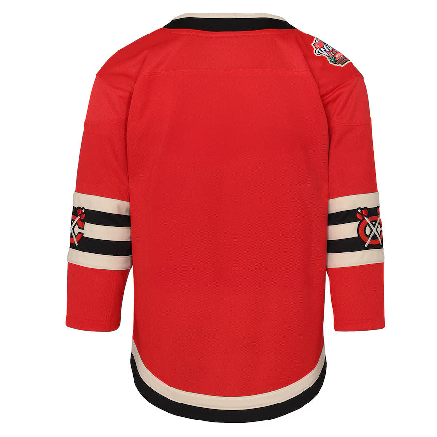 Youth Chicago Blackhawks Red 2025 NHL Winter Classic Premier Jersey