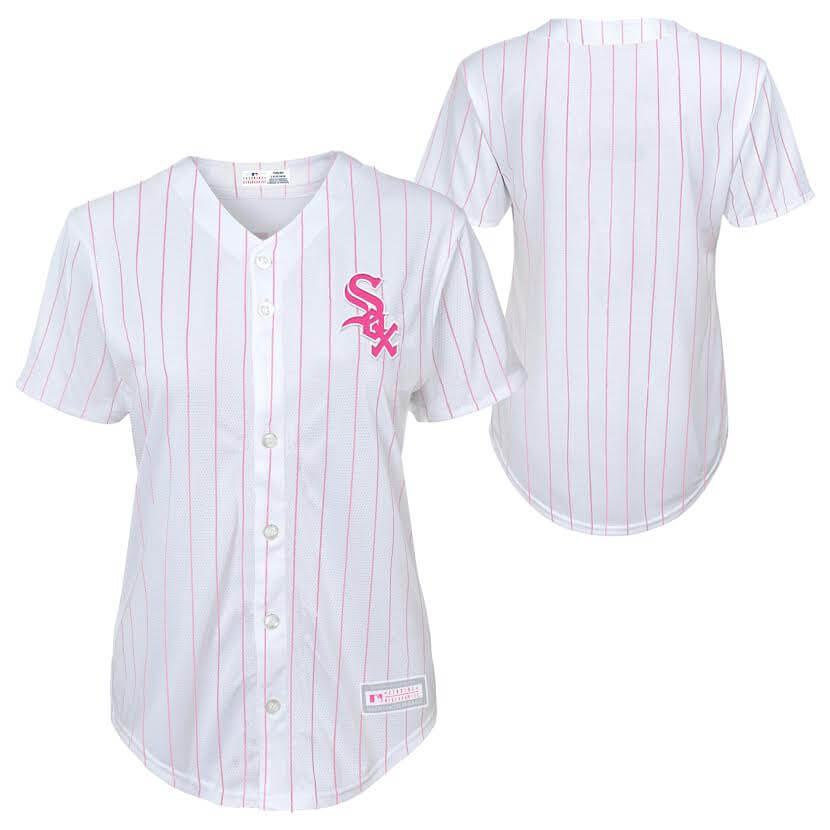 Girls,Youth Chicago White Sox Replica Pink Home Fashion Jersey