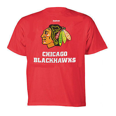 Youth Chicago Blackhawks Combined Logo Team Pride T-Shirt NHL Official Tee