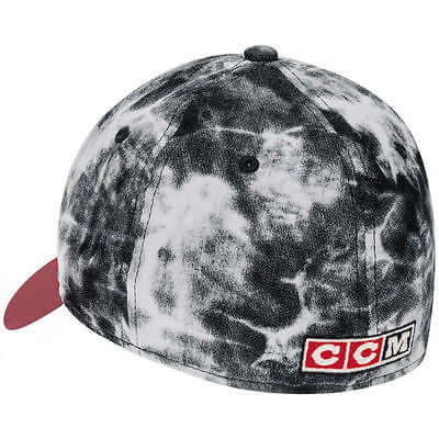 Chicago Blackhawks "Acid Washed" Structured Flex Hat NHL CCM Fitted Baseball Cap