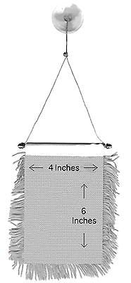 France Tassel Flag Mini Banner 4"x6" Pack Of Two French Pennant 15 x 10 CM