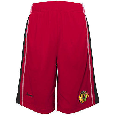Youth Chicago Blackhawks "Rookie" Shorts NHL Reebok Official