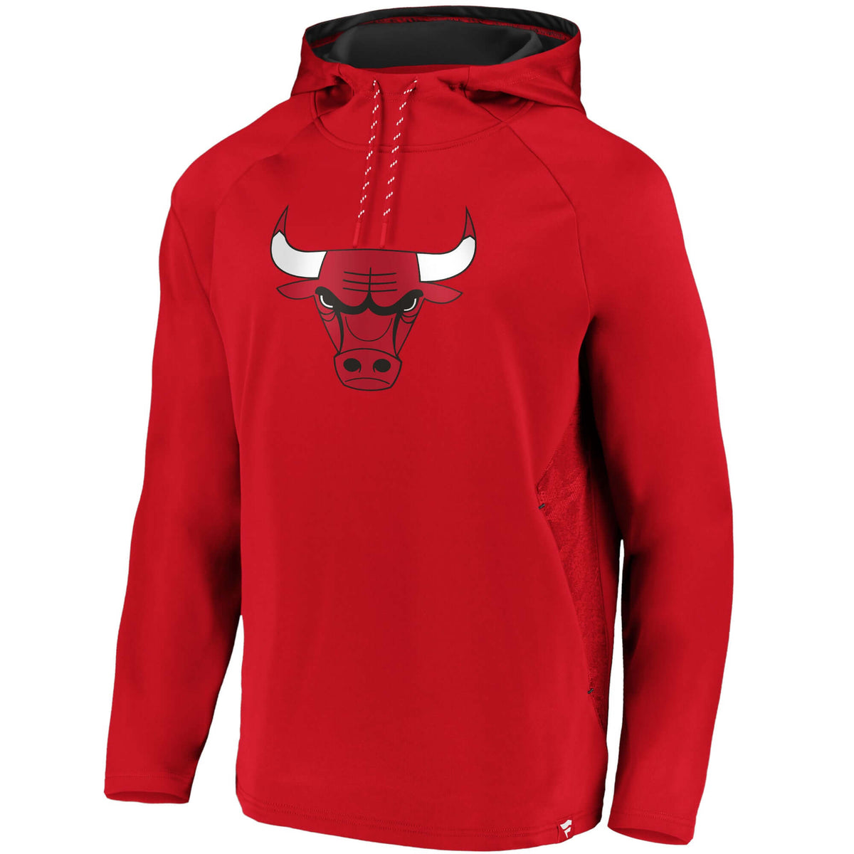 Men's Fanatics Branded Red Chicago Bulls Big & Tall Jersey Muscle Pullover Hoodie